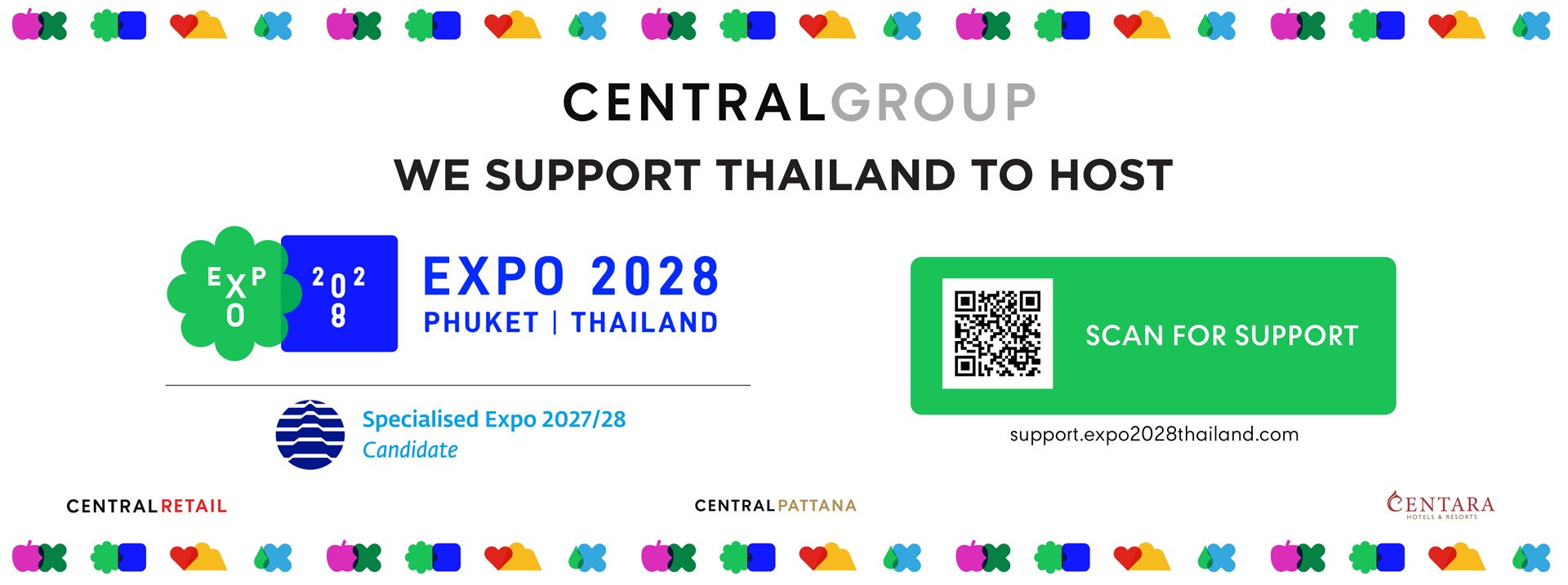 Central Group joins the national campaign to host the ‘Expo 2028 Phuket Thailand’