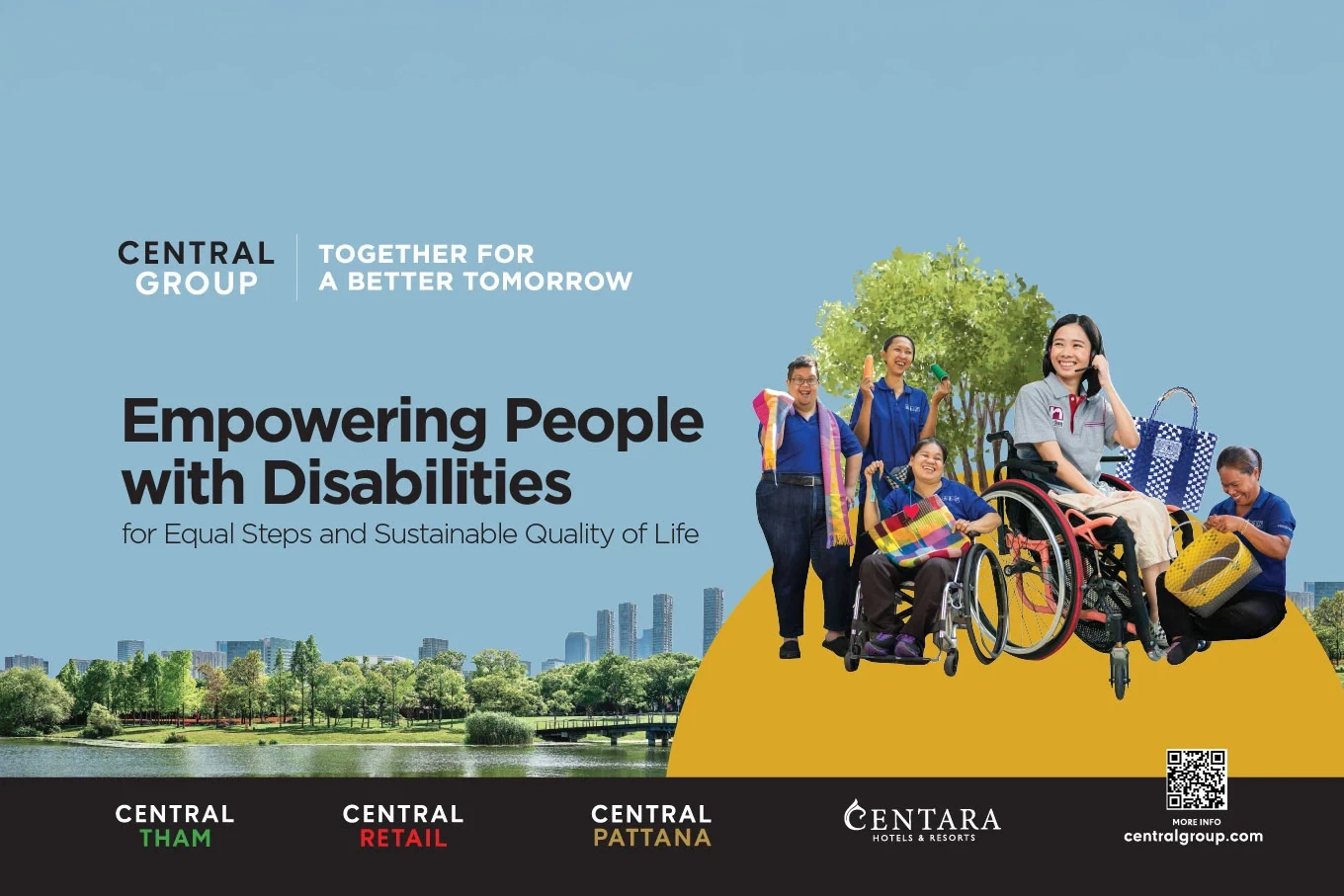 Central Group Empowers People with Disabilities for Equal Steps and Sustainable Quality of Life