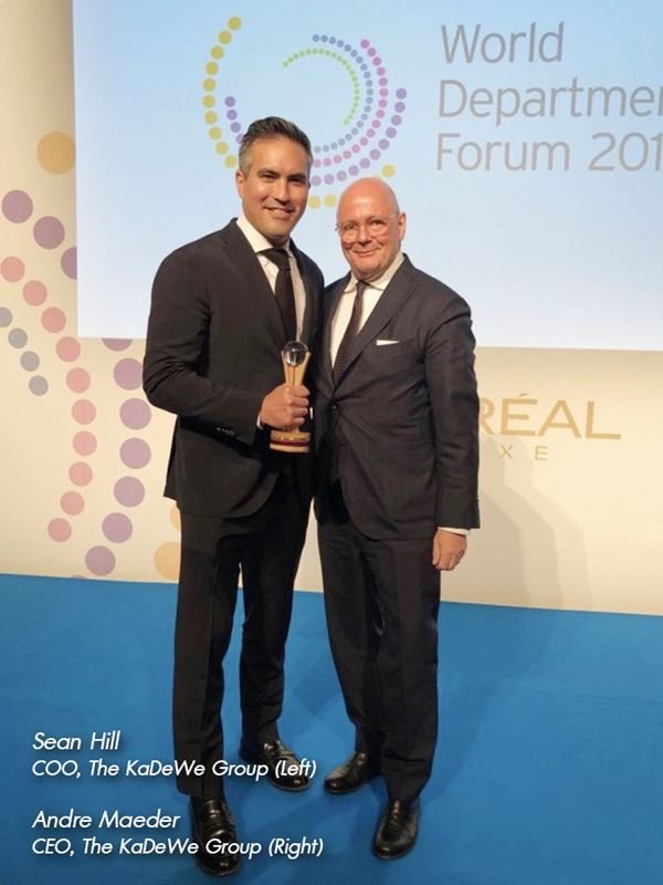 KaDeWe Group won one of the "World's Best Personal Shopper" from WDFS 2019