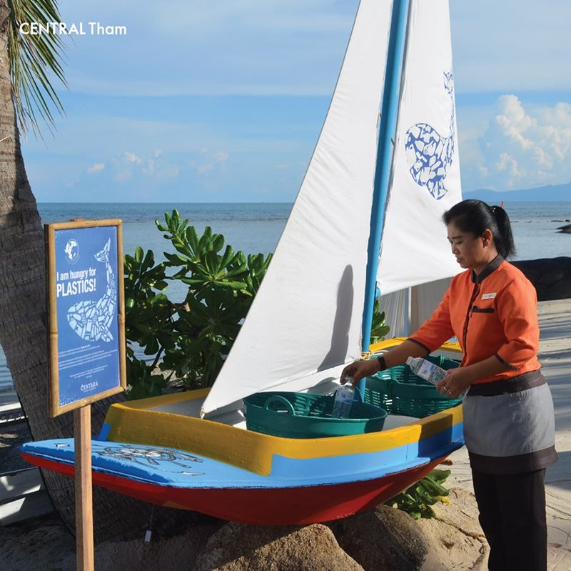 Centara Marks Important Environmental Events with  Beachfront Campaign and Plastic-hungry Sea Life Creatures