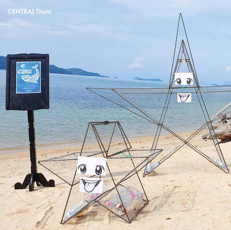 Centara Marks Important Environmental Events with  Beachfront Campaign and Plastic-hungry Sea Life Creatures