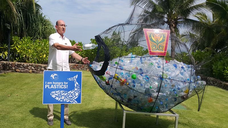 Centara Marks Important Environmental Events with  Beachfront Campaign and Plastic-hungry Sea Life Creatures