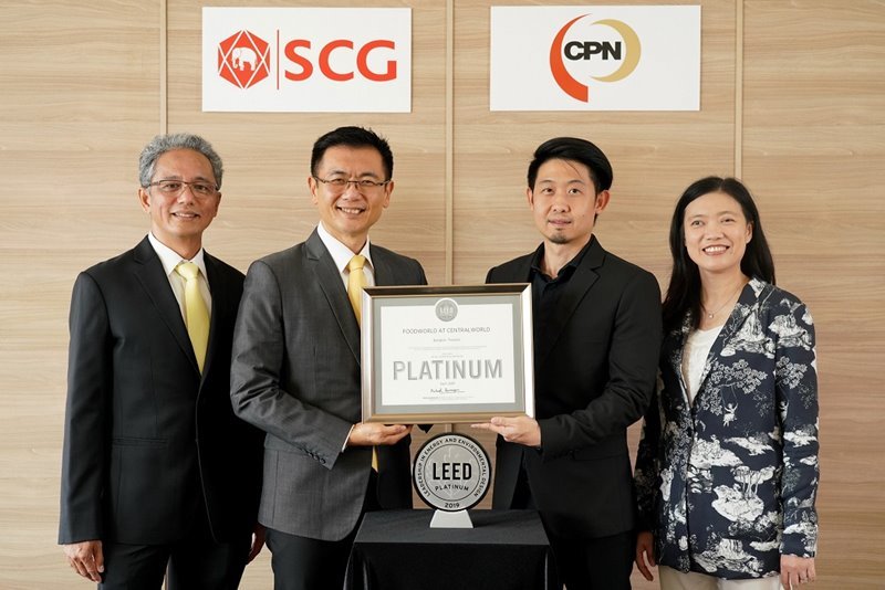 foodwOrld at centralwOrld, a food center under the management of CPN, was granted the Asia’s first LEED Platinum award for Commercial Interior Retail