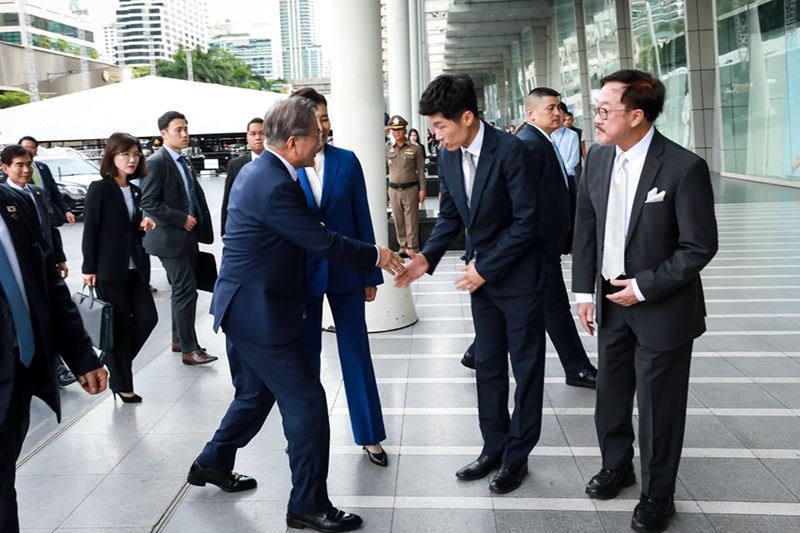 centralwOrld had an honor to welcome Moon Jae-In, President of South Korea, who presided over at the opening of Brand K Korea Expo