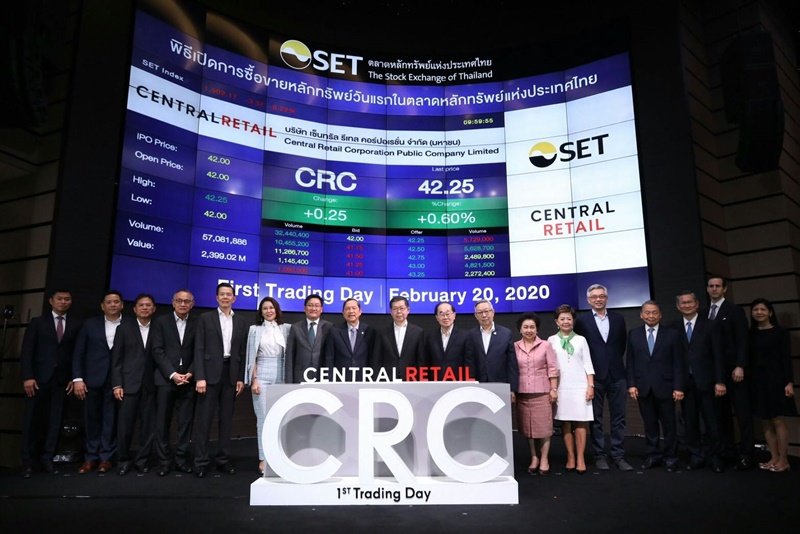 CRC first day of trading truly incites Thai capital market