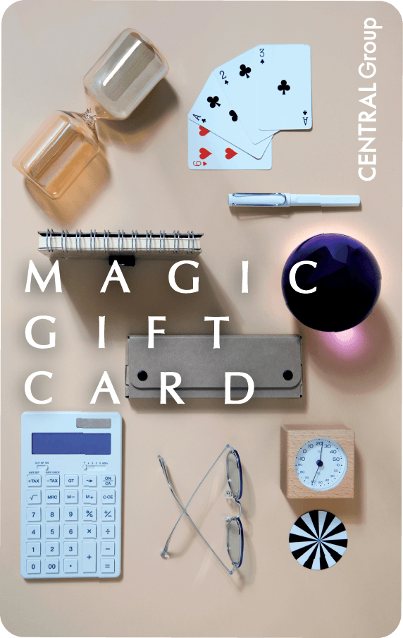 กลุ่มเซ็นทรัล เขย่าวงการบัตรของขวัญ เปิดตัวแคมเปญ “Magic Gift Card” ในคอนเซ็ปต์ Every Gift, Magic Gift Card ทุกของขวัญถูกใจ ในบัตรเดียว ตอบโจทย์ทุกไลฟ์สไตล์มากที่สุดในประเทศ