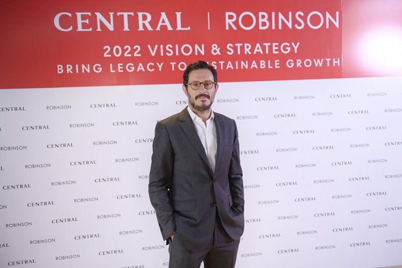 Central & Robinson Department Store new CEO Olivier Bron announcing new strategy to build the Store of the Future with sustainable growth, aim-ing to double the Department Store sales within 5 years