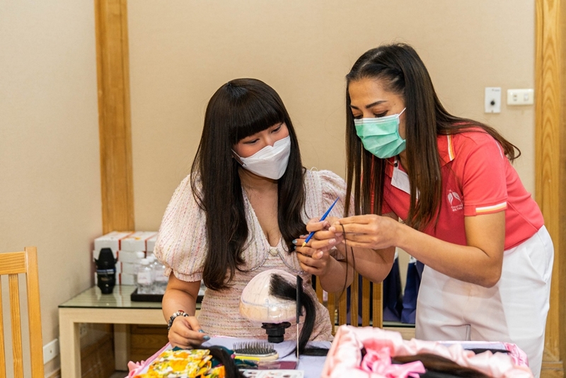 Central Group and affiliates support women cancer patients by offering mobile ultrasound units and human hair wigs through Women Cancer Project to Thanyarak Breast Foundation and Chemotherapy and Blood Transfusion Unit, Siriraj Hospital