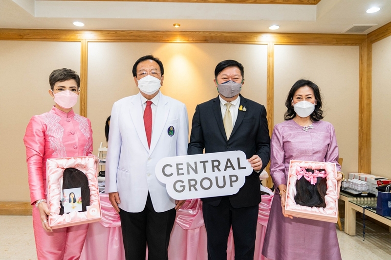 Central Group and affiliates support women cancer patients by offering mobile ultrasound units and human hair wigs through Women Cancer Project to Thanyarak Breast Foundation and Chemotherapy and Blood Transfusion Unit, Siriraj Hospital