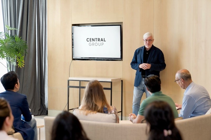 Central Group welcomed students from the Paris-Saclay University  during their visit to leading companies in Thailand