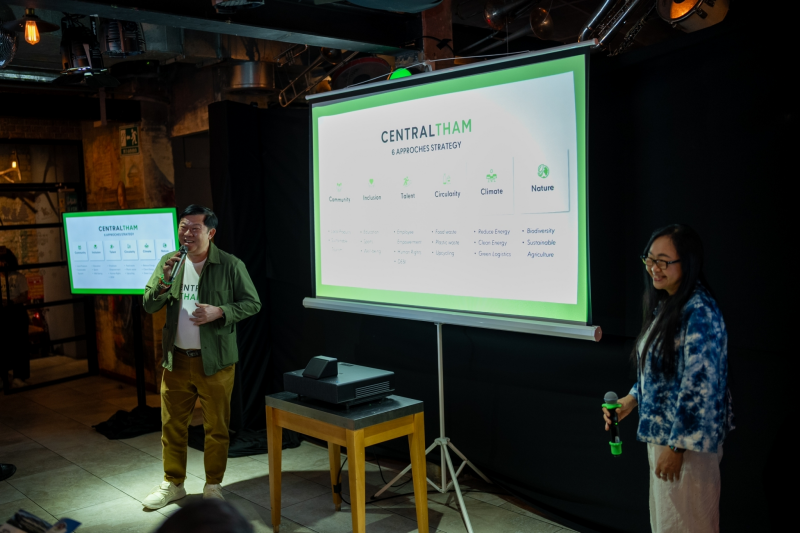 Central Group encourages people to “do” with the campaign,  "THAMsformation - Change toward Sustainability," which is part of the  "Central Tham", and continues 6 strategies that emphasize ongoing action  and sustainable development.