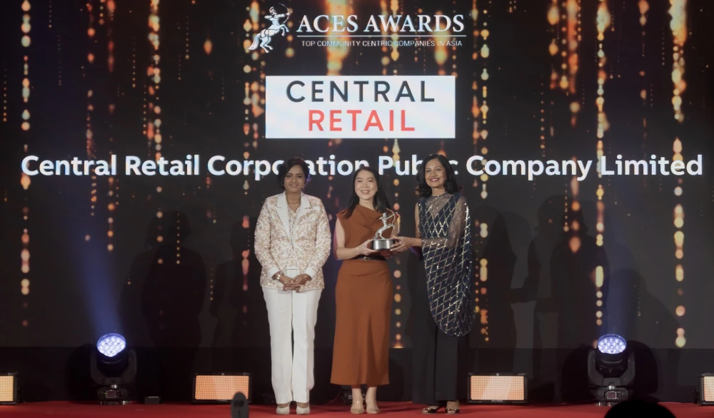 เซ็นทรัล รีเทล กวาดรางวัลต่อเนื่อง คว้า Asia Corporate Excellence & Sustainability Awards (ACES Awards) ประจำปี 2024 สาขา Top Sustainability Advocates in Asia สุดยอดองค์กรส่งเสริมความยั่งยืนในเอเซีย ตอกย้ำความสำเร็จในฐานะผู้นำค้าปลีกไทยที่มีผลงานยอดเยี่ยมจากเวทีระดับนานาชาติต่อเนื่องเป็นปีที่ 2