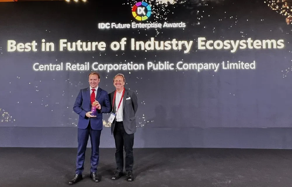 เซ็นทรัล รีเทล ผงาดบนเวทีระดับโลก ส่งโปรเจกต์ “CRC Retailligence” ชนะรางวัล ‘Best in Future of Industry Ecosystems’ จากงาน IDC Future Enterprise Awards 2024 ตอกย้ำตำแหน่งผู้นำค้าปลีก-ค้าส่งอัจฉริยะแห่งเอเชียแปซิฟิก